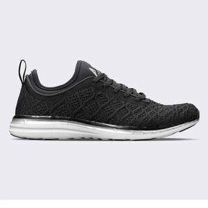 APL Men's Black and Silver Athletic Shoes